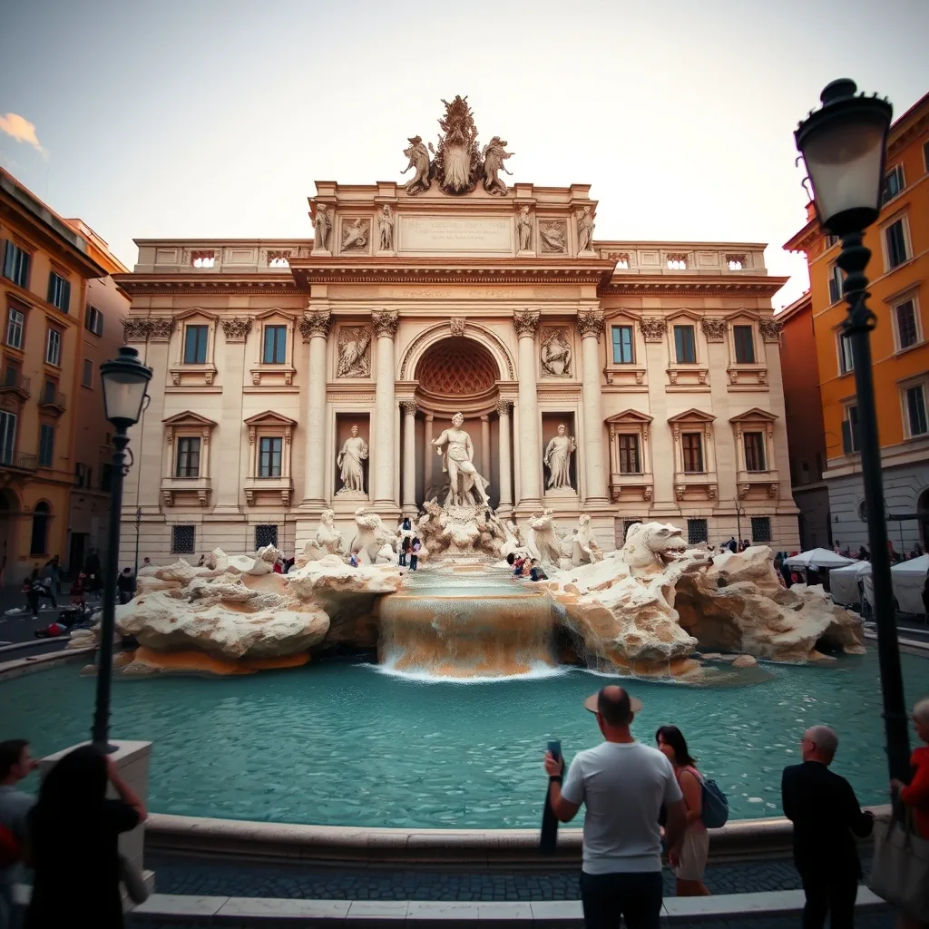 Rome, Italy — Trevi Fountain